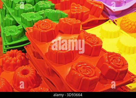 silicon pastry molds Stock Photo