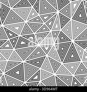 Abstract background with mosaic triangle shapes featuring large triangle sizes. Stock Vector