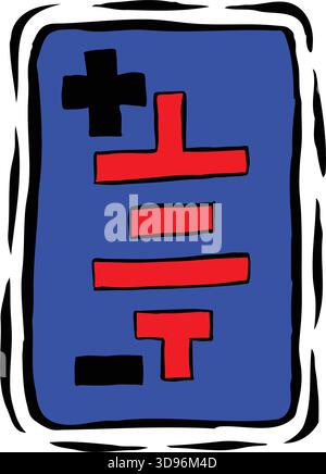 An abstract vector illustration shows of Circuit Pathway in a cartoon style Stock Vector