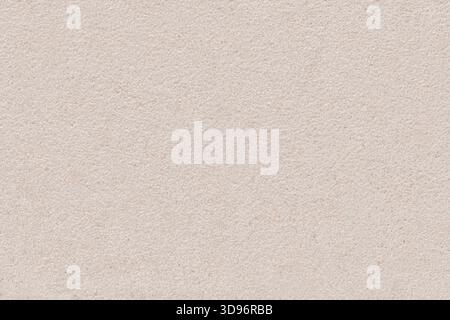 Uniform seamless texture of light beige limestone or sandstone. Features a finely granulated surface in a pale cream color, ideal for architectural ba Stock Photo