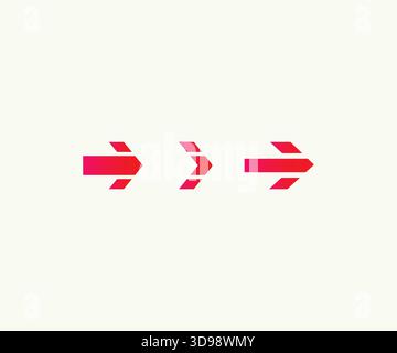 Rising Arrow Success Logo for Financial Growth Stock Vector