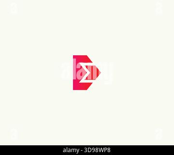 Stylish Letter E Growth Arrow Logo Stock Vector