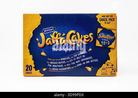 McVitie's Jaffa Cakes Original Biscuits Twin Pack. Stock Photo