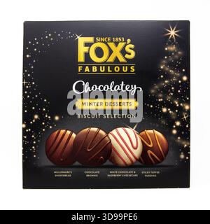 Fox's Winter Dessert Selection. Stock Photo