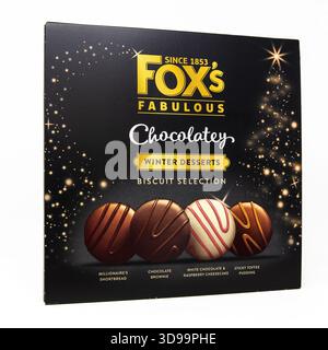 Fox's Winter Dessert Selection. Stock Photo