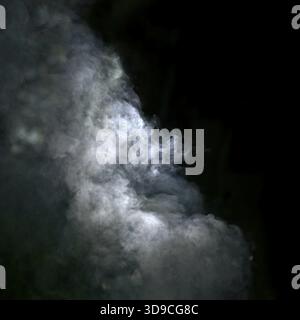 Abstract smoke on a black background. Very soft shapes Stock Photo
