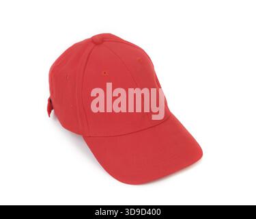 Working peaked cap. Isolated on a white background Stock Photo