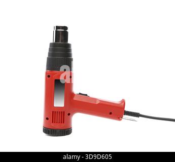 Hot air gun isolated on a white background Stock Photo - Alamy