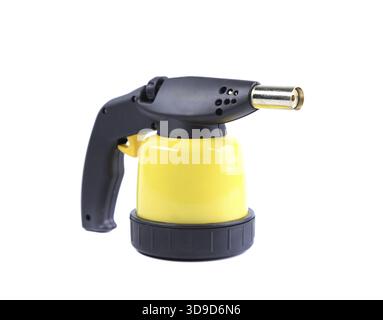 Manual gas burner isolated on a white backgound Stock Photo