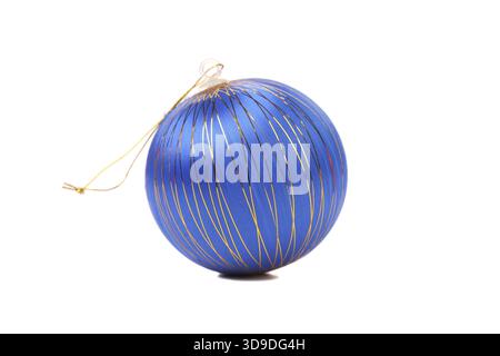 Decorated christmas ball. Isolated on a white background Stock Photo