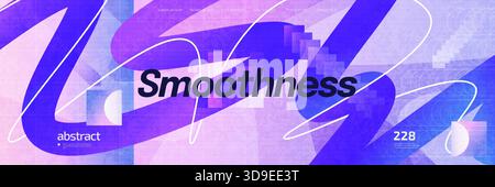 Modern and Vibrant Abstract Background with Flowing Wave Lines and Soft Texture Effect. For Banners, Posters, and Web Layouts Stock Vector