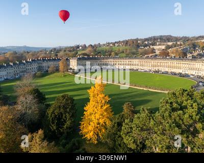 The Royal Crescent, Bath. UK. Stock Photo