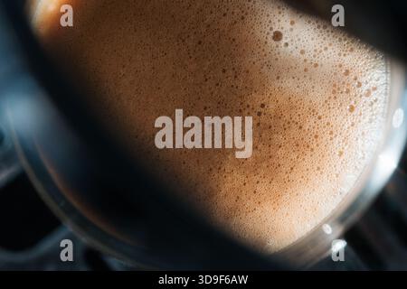 close up macro shot of coffee Stock Photo