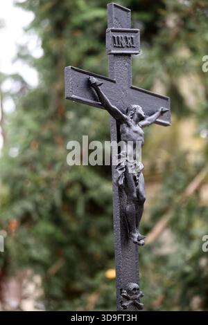INRI sign on crucifix, Christian symbol of Jesus Christ Stock Photo - Alamy
