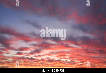 Clouds, sunset Stock Photo