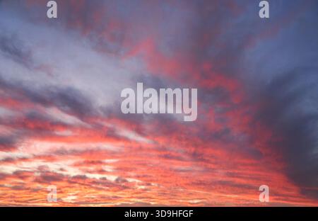 Clouds, sunset Stock Photo