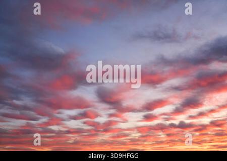 Clouds, sunset Stock Photo
