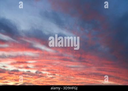 Clouds, sunset Stock Photo