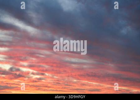 Clouds, sunset Stock Photo
