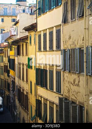 colorful building facades in Florence, Italy Stock Photo - Alamy
