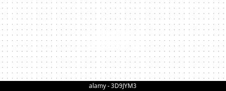 Bullet journal pattern. Grid background for notebook or planner with polka dot design. Vector illustration Stock Vector