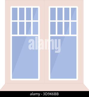Icon for vinyl-window, close-window Stock Vector