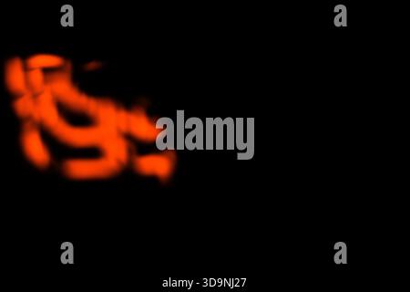 Abstract red orange light effect and Grainy Texture Background with Subtle Spotlight defocused effect. High quality. Stock Photo