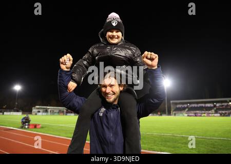 Weston-super-Mare manager Scott Rogers after the final whistle during ...