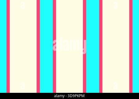 Vibrant stripe pattern. A playful  bold design featuring vertical bands of color. Evokes retro, summer, or a modern artistic feel. Good for background Stock Vector