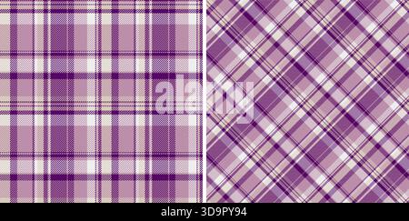 Check texture background of tartan textile seamless with a plaid fabric pattern vector. Set in gradient colours for premium quality products. Stock Vector
