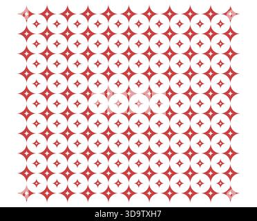 Sindhi Pattern Vector Design (Ajrak Design) Stock Vector