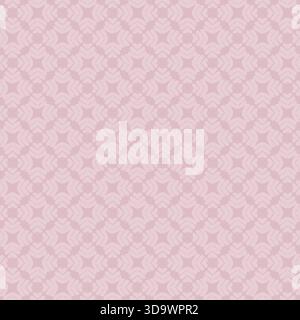 Soft Pale Pink Geometric Floral Stock Vector