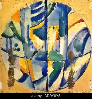 Olga Rozanova, Colour Composition, 1914 Stock Vector