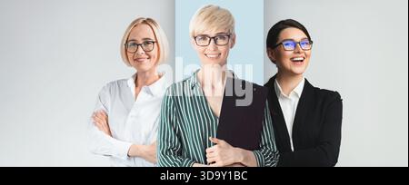 Business Professionals Collaborate in a Modern Office Set Along With Showcased Diversity and Ideas Stock Photo
