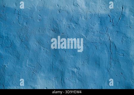 Old textured light blue wall background Stock Photo