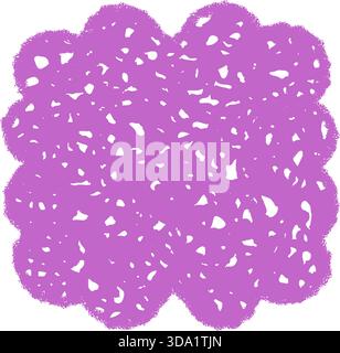 Groovy Scallop Border With Hatched Shape Stock Vector