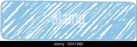 Diagonal Crayon Scribble Rectangle Frame Stock Vector