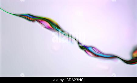Diagonal energy flow in multicolor gradient streaks Stock Photo