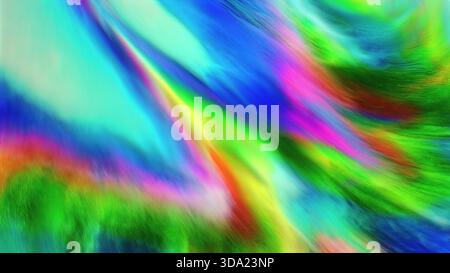 Vibrant abstract flow of luminous colors creating a mesmerizing visual Stock Photo
