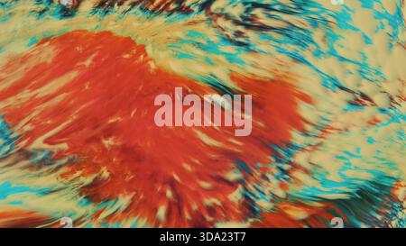 Vibrant flowing abstract colors creating dynamic organic patterns Stock Photo