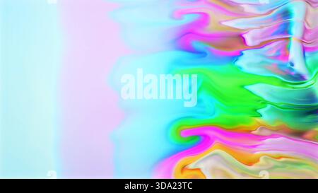 Abstract colorful swirls create a vibrant, flowing artistic background Stock Photo
