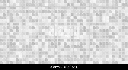 Black random cells with corners grid texture on white background. FUI science grid backdrop. Math or technological notebook blank sheet. Stock Vector