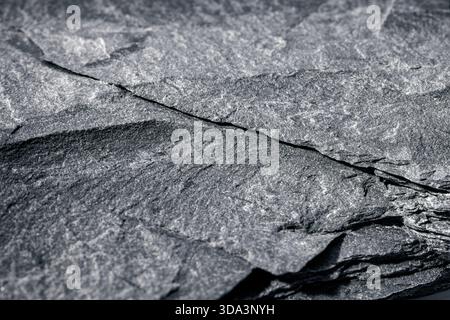 Rough slate rock texture Stock Photo