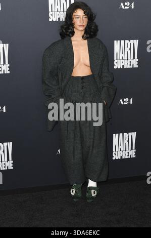Odessa A'zion at arrivals for MARTY SUPREME Screening, Regal Times