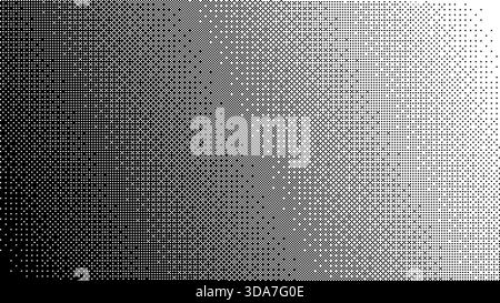 Pixelated bitmap gradient texture. Black and white wavy dither pattern ...