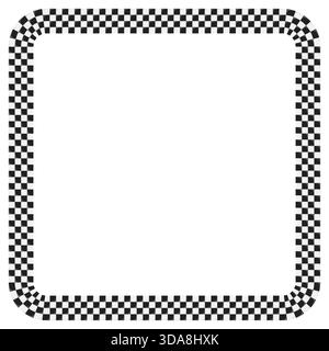 square frame Race flag background Stock Vector