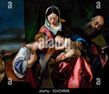 THE MYSTIC MARRIAGE OF ST. CATHERINE 1505 LORENZO LOTTO (1480-1556 ...