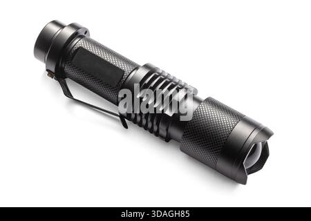 Flashlight isolated on white background Stock Photo