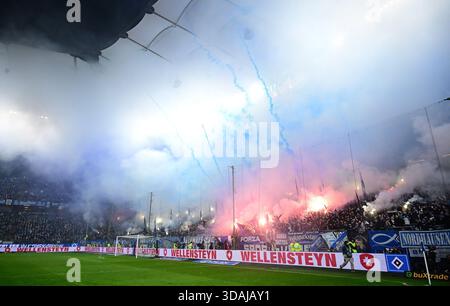 Fans supporters HSV Hamburg, Volksparkstadion Hamburg, October 4, 2026 ...