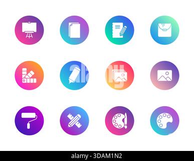 Art, design, documentation. Stock Vector